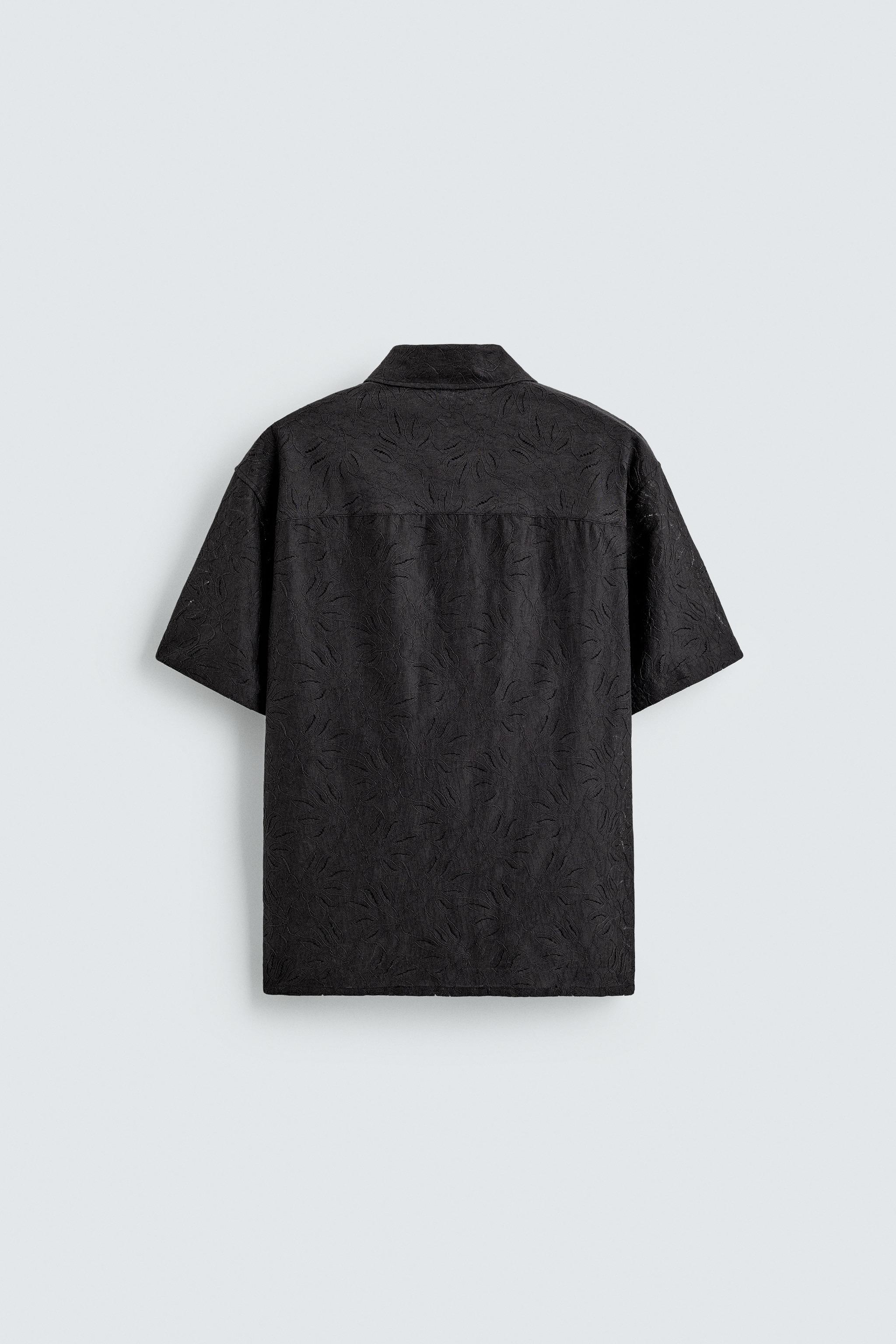 FLORAL JACQUARD SHIRT